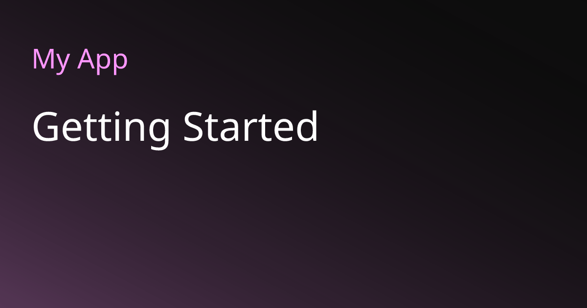 Getting Started